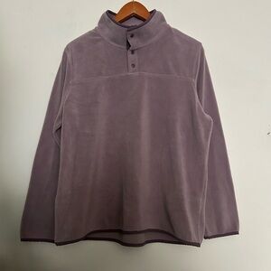 32 Degrees Women's 1/4 Button Snap Fleece Pullover Jacket